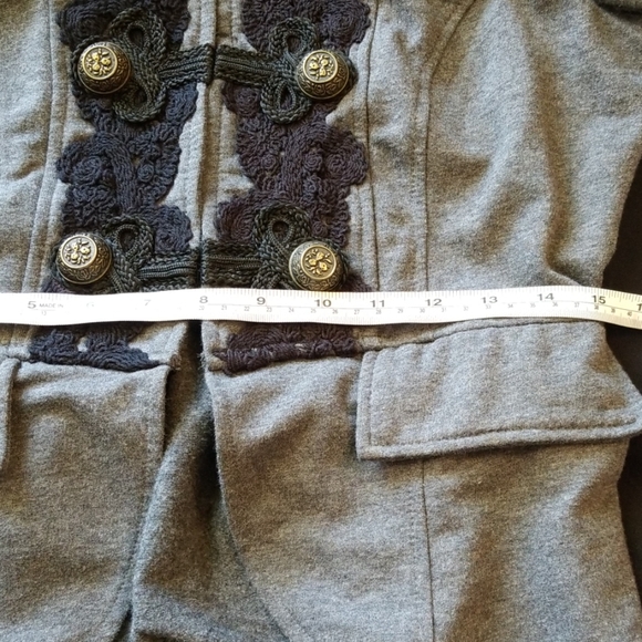 Autumn Gray British Military blazer jacket Comfortable & Stretchy - Picture 6 of 8